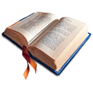 Open Book And Sunset PNG Oue PNG