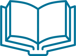 Open Book Icon Outline