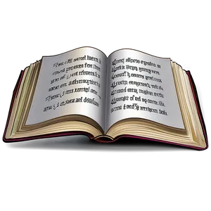 Open Book In Classroom PNG 05232024