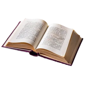 Open Book In Nature PNG 14