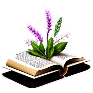 Open Book In Nature PNG Xwa40