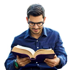 Open Book On Lap PNG 05232024
