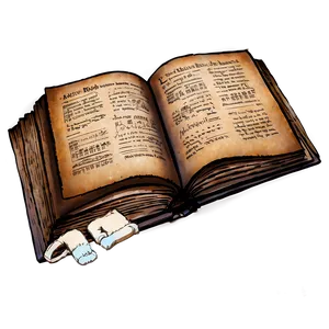 Open Book On Wood PNG 05232024