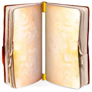 Open Book On Wood PNG Hii47