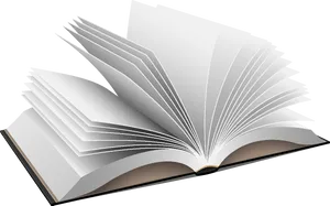 Open Book Vector Illustration PNG
