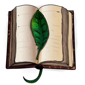 Open Book With Bookmark Png Nrs PNG image