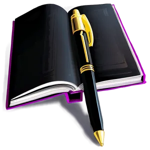 Open Book With Pen Png Jut13 PNG image