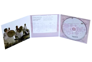 Open C D Casewith Music Disc PNG