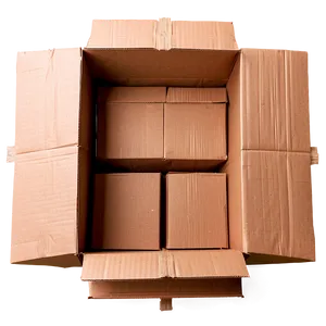 Open Cardboard Box Top View Png 96 PNG image