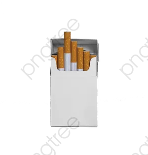 Open Cigarette Pack Top View PNG image