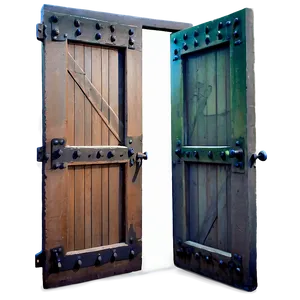 Open Door In A Castle PNG 84