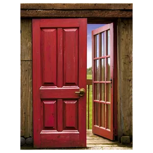 Open Door In A Cottage PNG 05242024