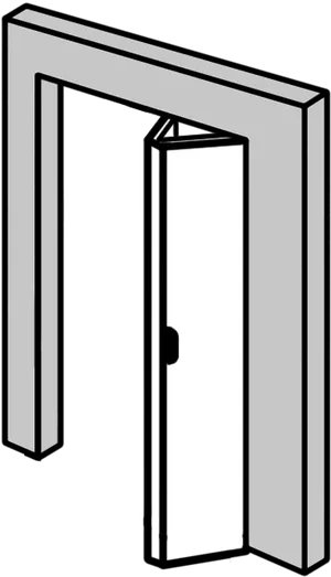 Open Doorway Graphic PNG image