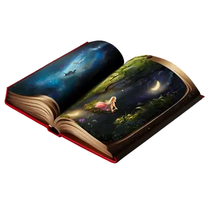 Open Fairy Tale Book Png 05232024 PNG image