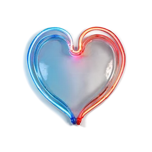 Open Heart In Neon Light PNG 06212024 PNG