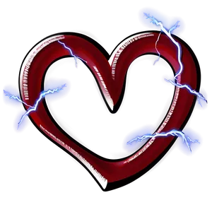 Open Heart With Lightning PNG 81 PNG