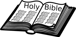 Open Holy Bible Graphic
