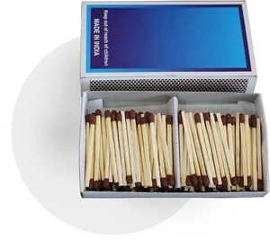 Open Matchbox Madein India PNG image