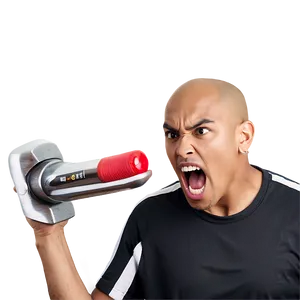 Open Mouth Angry Yell PNG 06212024