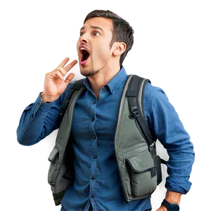 Open Mouth Gasping For Air PNG Kmh5
