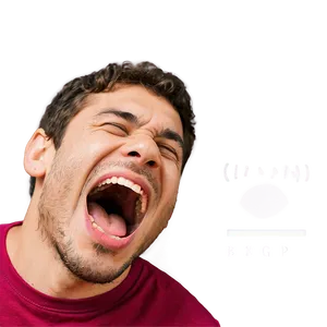 Open Mouth Laughing Hard Png 06212024 PNG image