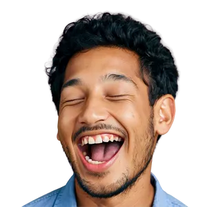 Open Mouth Laughing Hard Png Ykw64 PNG image