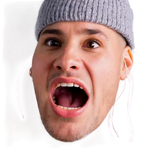 Open Mouth Yelling Loud Png 36 PNG image