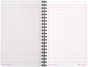 Open Notebook Blank Pages PNG image