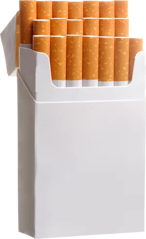 Open Packof Cigarettes PNG image