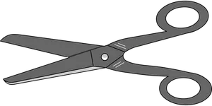Open Scissors Vector Illustration PNG image