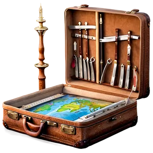 Open Suitcase For Adventure PNG 66