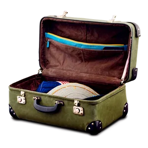 Open Suitcase For Adventure PNG Lne