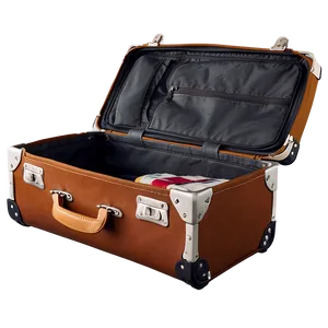 Open Suitcase For Camping PNG Qkt89