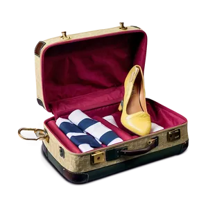 Open Suitcase For Honeymoon PNG Ivb