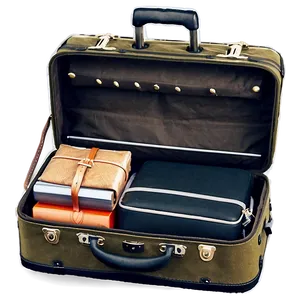 Open Suitcase For Safari Adventure PNG 1 PNG
