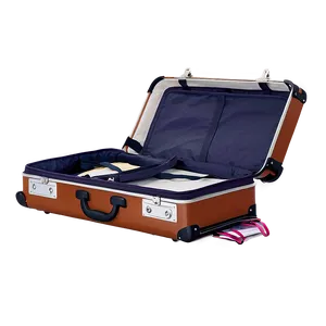 Open Suitcase For Summer Vacation PNG Gmo PNG