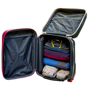 Open Suitcase For Weekend Getaway PNG 26 PNG