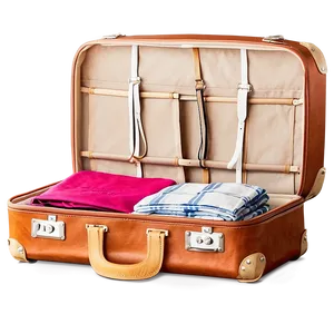 Open Suitcase For Weekend Getaway PNG 37 PNG