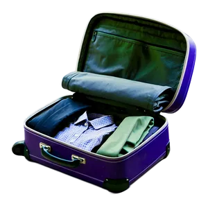 Open Suitcase With Clothes Png 06212024 PNG image