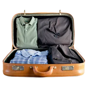 Open Suitcase With Clothes Png Pgs PNG image