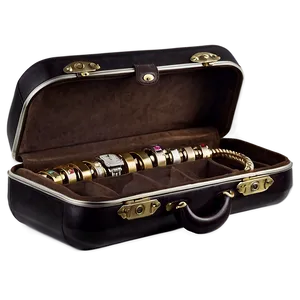 Open Suitcase With Jewellery PNG 06212024