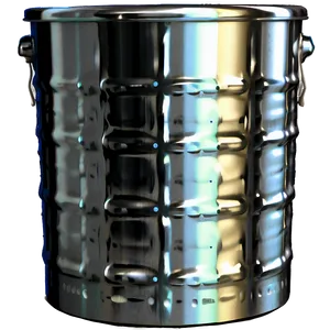 Open Top Bin Metallic Png Pqe60 PNG image