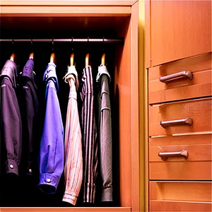 Open Wardrobe Layout PNG Xmn