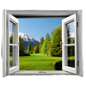 Open Window View PNG Msi18