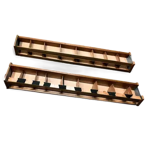 Open Wood Shelf Designs PNG 06272024