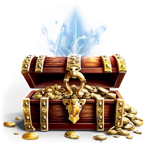 Opened Treasure Chest Png 05252024 PNG image