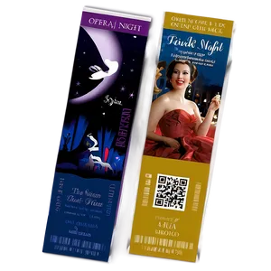 Opera Night Ticket Png 05252024 PNG image