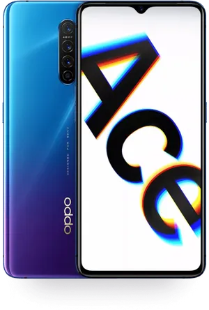 Oppo Smartphone Displayand Camera Design PNG image