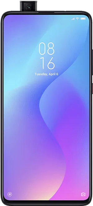 Oppo Smartphone With Pop Up Camera PNG image