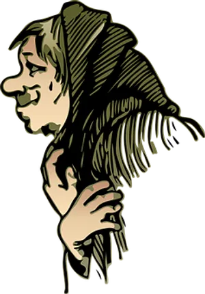 Optical Illusion Woman Bird PNG image